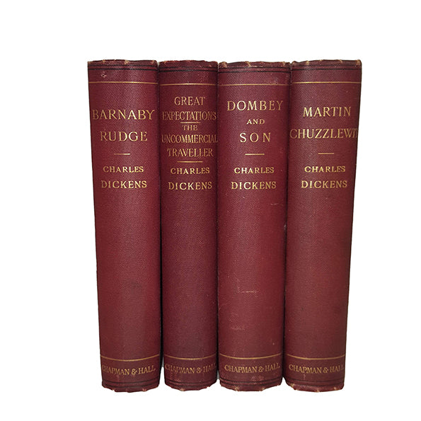 Charles Dickens Novels - Illustrated, Chapman and Hall (4 Books)