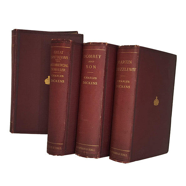 Charles Dickens Novels - Illustrated, Chapman and Hall (4 Books)