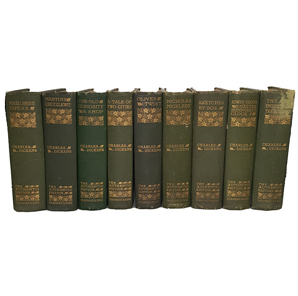 Charles Dickens' Collected Works - Chapman and Hall, 1903 (9 Books)