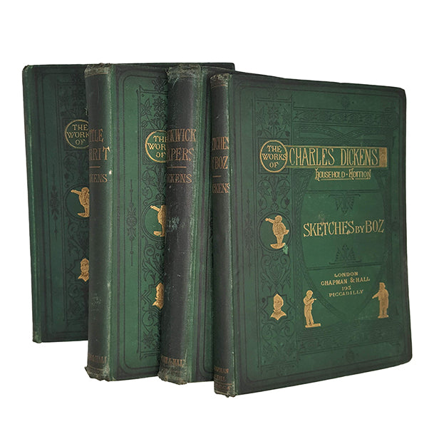 Charles Dickens' Collected Works - Chapman and Hall, c.1880 (4 Books)