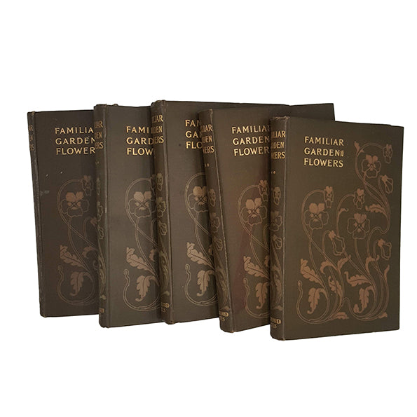 Familiar Garden Flowers 1-5 by F. Edward Hulme c1880 (5 Books)