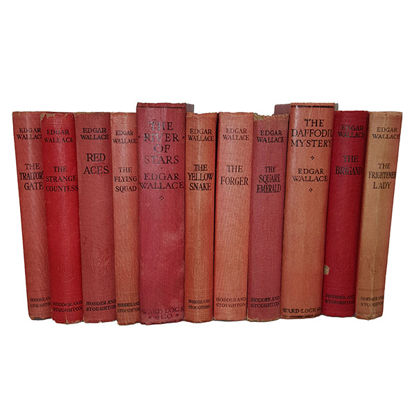 Edgar Wallace Collected Works - Ward, c.1930s (11 Books)