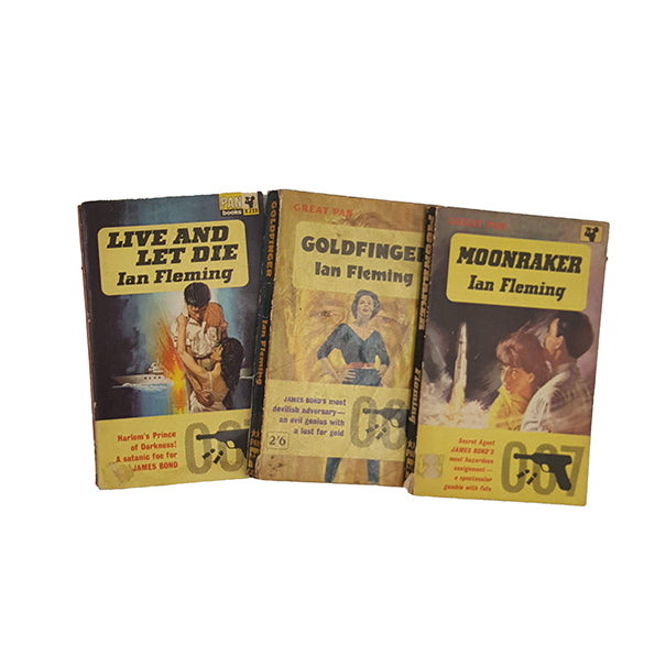 James Bond 007 - 3 Vintage Paperbacks - Pan, c.1960