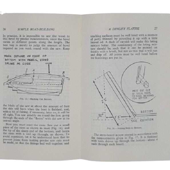 Simple Boat-Building by Geoffrey Prout - Brown, Son &amp; Ferguson 1974