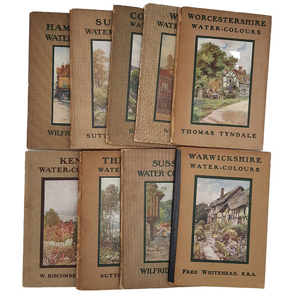 Black's Water-Colour Series, 1919-22 (9 Books)