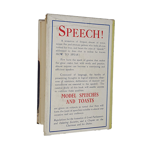 Speeches &amp; Toasts - How to Make and Propose Them by Leslie F. Stem - Ward Lock