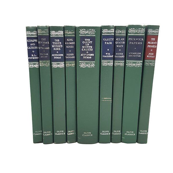 Collins Classics Collection, Charles Dickens Etc. (9 Green Books)