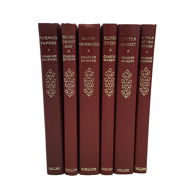 Charles Dickens' Collected Works - Collins, 1969 (6 Red Books)