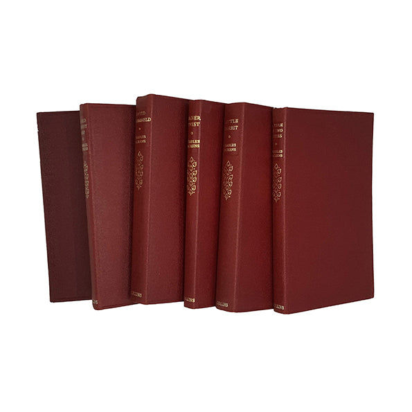 Charles Dickens' Collected Works - Collins, 1969 (6 Red Books)