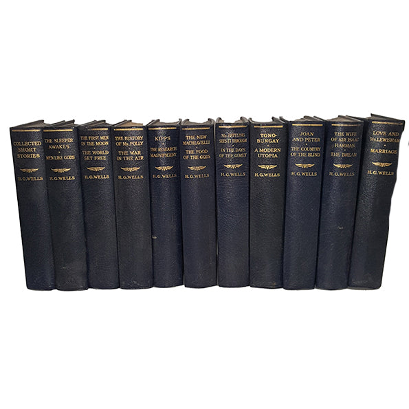 H. G. Wells' Collected Works - Odhams Press (11 Books)