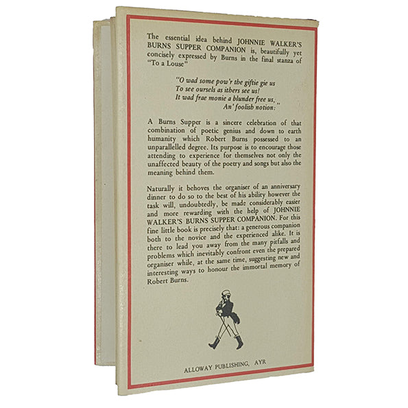 Johnnie Walker's Burns Supper Companion by Hugh Douglas - Alloway 1988