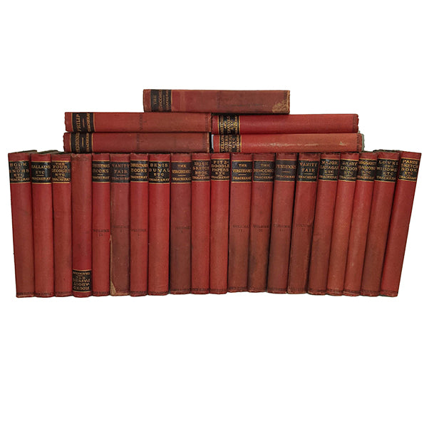 W. M. Thackeray Collected Works - Smith, Elder &amp; Co., 1886 (25 Books)