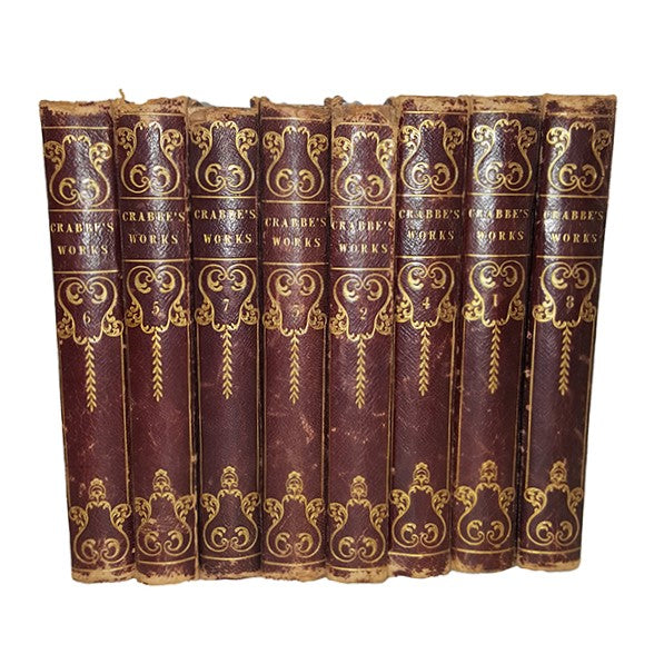 The Poetical Works of George Crabbe Vols. 1-8 - John Murray, 1834 (8 Books