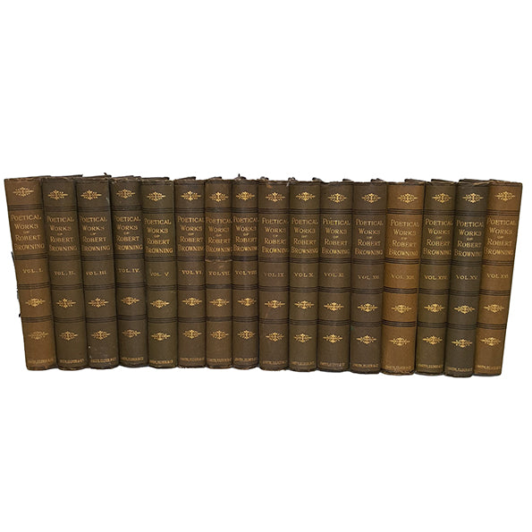 The Poetical Works of Robert Browning Vols. 1-16 - Smith, 1888-9 (16 Books)