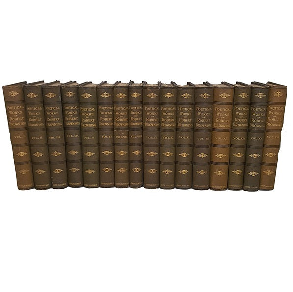 The Poetical Works of Robert Browning Vols. 1-16 - Smith, 1888-9 (16 Books)
