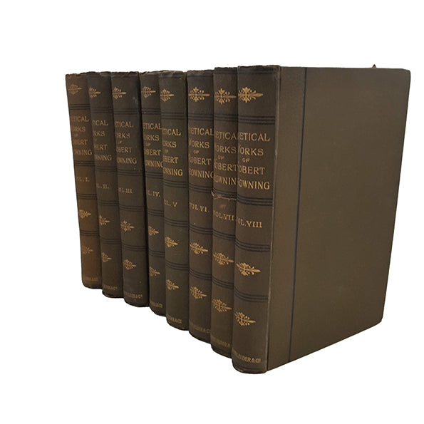 The Poetical Works of Robert Browning Vols. 1-16 - Smith, 1888-9 (16 Books)