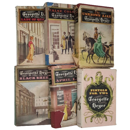 Georgette Heyer 6 First Editions, 1957-72 (6 Books)