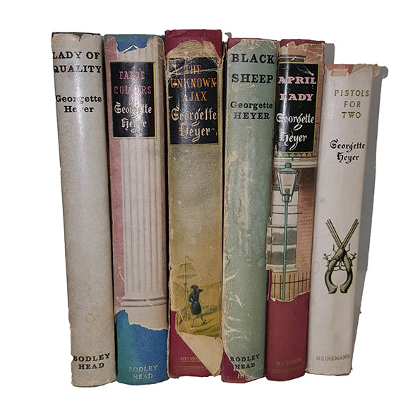 Georgette Heyer 6 First Editions, 1957-72 (6 Books)