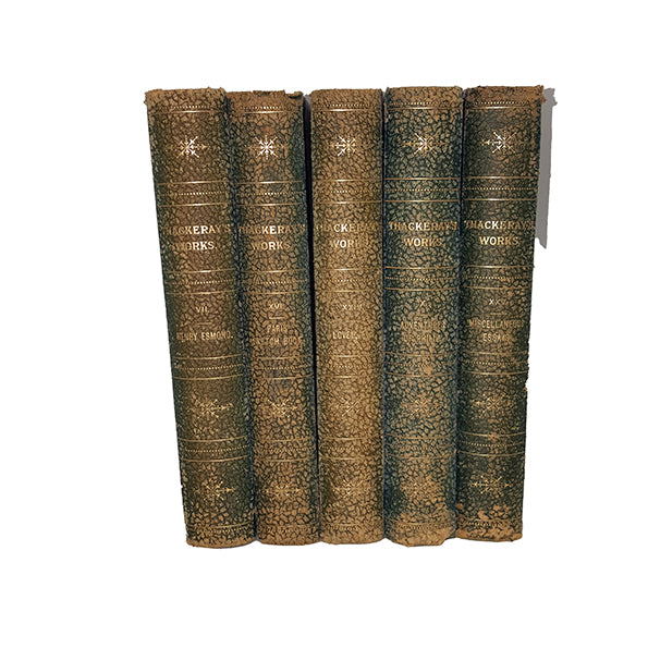 W. M. Thackeray Collected Works - Smith, Elder &amp; Co., 1899 (5 Books)