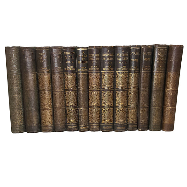 Ivan Turgeney Collected Works - Heinemann, 1922 (13 Books)