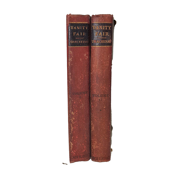 W. M. Thackeray's Vanity Fair Volume I &amp; II - Smith, 1886