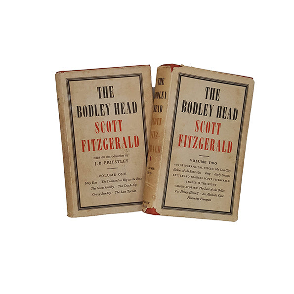 The Bodley Head Scott Fitzgerald Volumes I and II, 1958-9