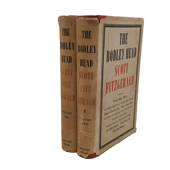 The Bodley Head Scott Fitzgerald Volumes I and II, 1958-9