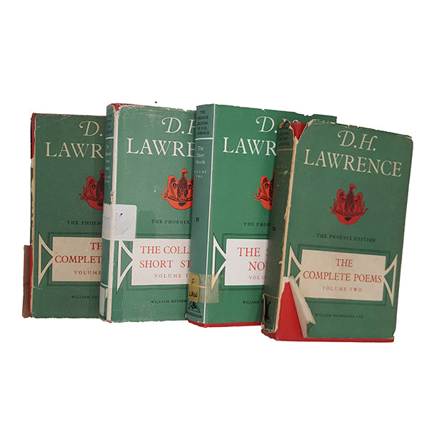 D. H. Lawrence Collected Works - Heinemann, 1957-76 (4 Books)