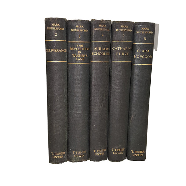 Mark Rutherford Collected Works  - Unwin, 1907 (5 Books)