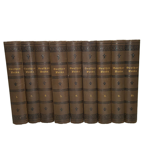 Goethe's Werke, 1893 (9 Books)
