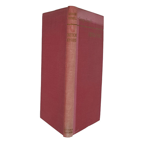 George Orwell's Critical Essays - Secker 1946