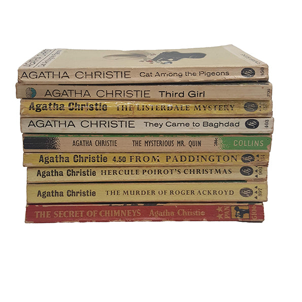 Agatha Christie Vintage Paperback Collection, c.1970 (9 Books)