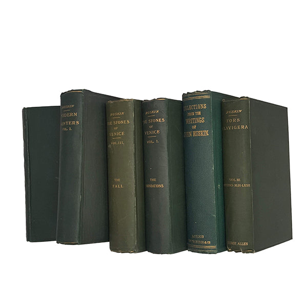 John Ruskin Collected Works - George Allen, 1893 (16 Books)