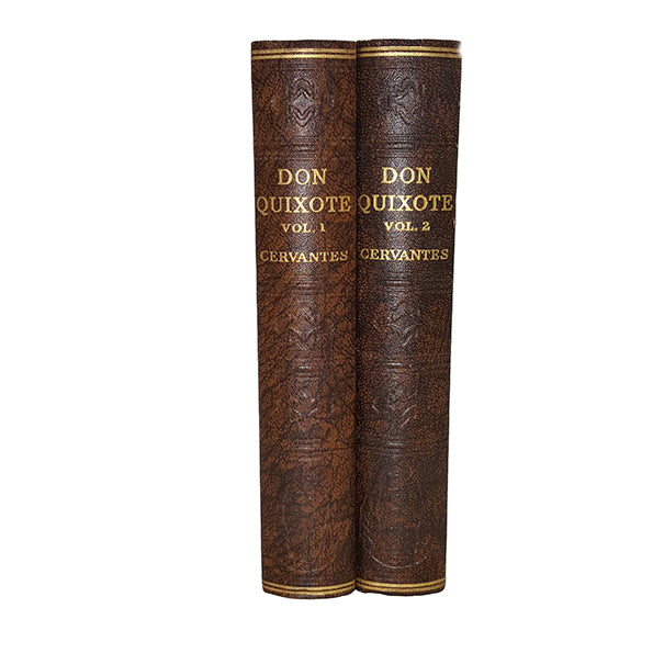 Don Quixote Vol I and II by Cervantes - Odhams c.1930 (2 Books)