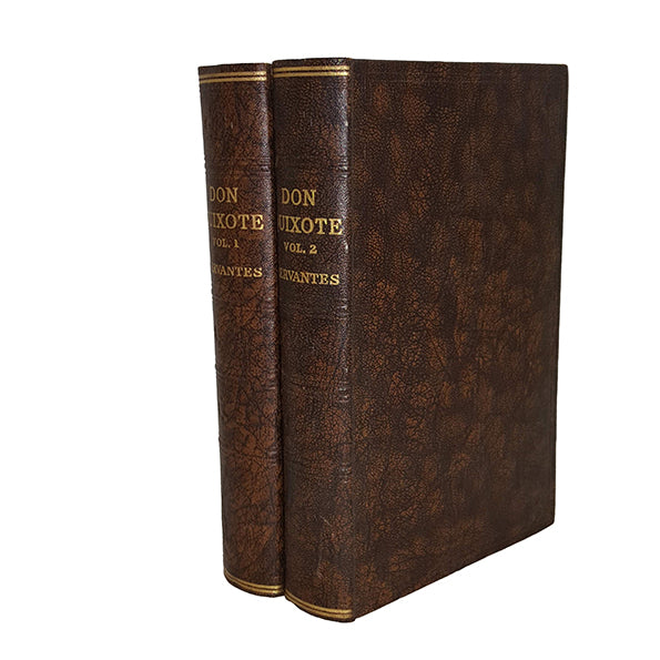 Don Quixote Vol I and II by Cervantes - Odhams c.1930 (2 Books)