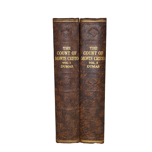 The Count of Monte Cristo Vol 1 and 2 by Alexander Dumas - Odhams, c.1930 (2 Books)