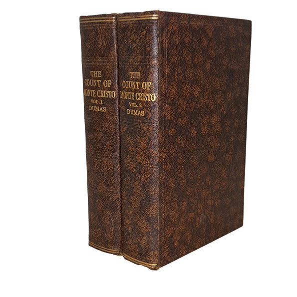 The Count of Monte Cristo Vol 1 and 2 by Alexander Dumas - Odhams, c.1930 (2 Books)