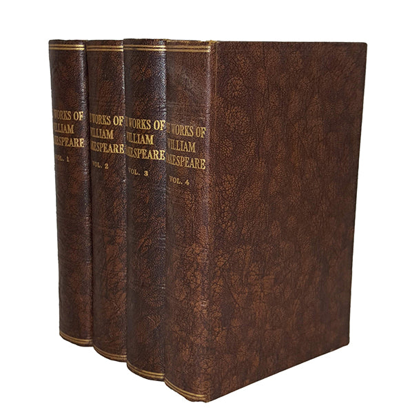 The Works of William Shakespeare, Vols. 1-4 - Odhams, c.1930 (4 Books)