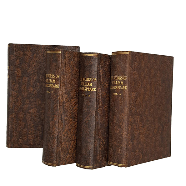The Works of William Shakespeare, Vols. 1-4 - Odhams, c.1930 (4 Books)