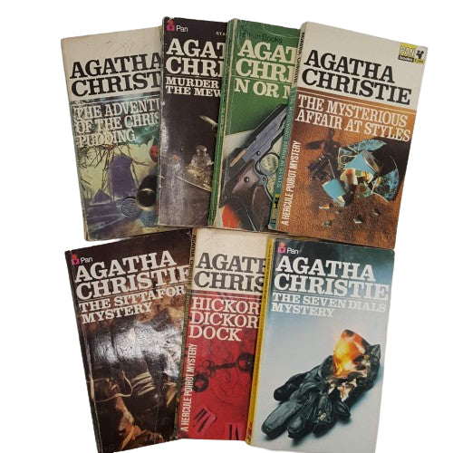 Agatha Christie Vintage 6-Book Collection - Pan, c.1950-80s