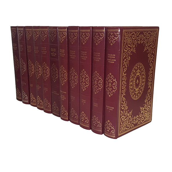 Charles Dickens' Collected Works - Leather Centennial Editions, c1970s (23 Books)