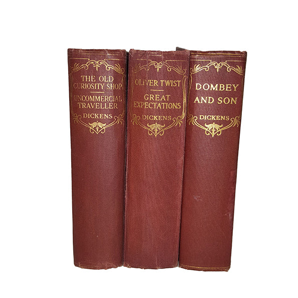 Charles Dickens' Collected Works - Odhams (3 Red Books)