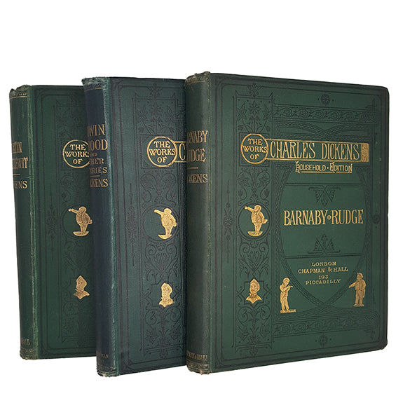 Charles Dickens' Collected Works - Chapman and Hall, c.1880 (3 Books)