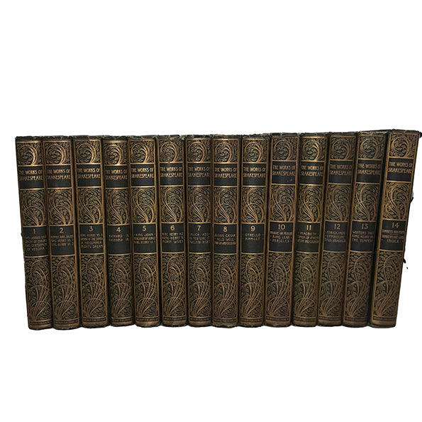 The Works of Shakespeare, Henry Irving Volumes 1-14 - Gresham Publishing, 1906 (14 Books)