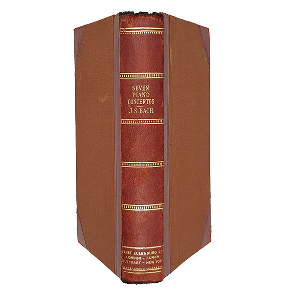 Seven Piano Concertos by J. S. Bach - Ernst Eulenburg