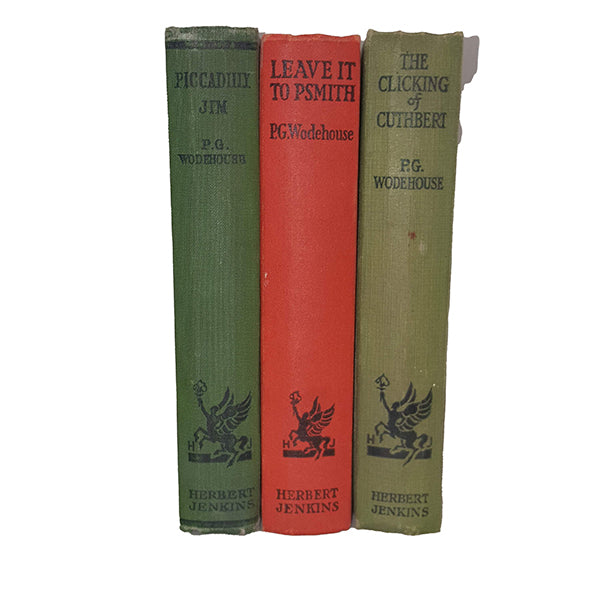 A Trio of Books by P.G. Wodehouse - Herbert Jenkins, 1930s