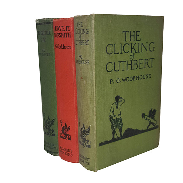 A Trio of Books by P.G. Wodehouse - Herbert Jenkins, 1930s