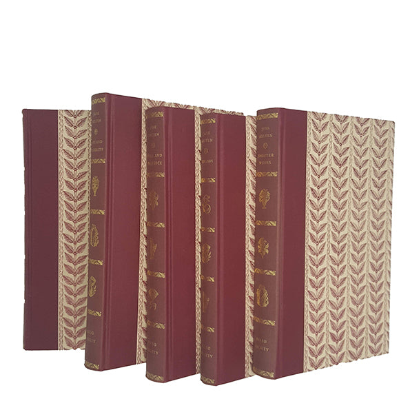 Jane Austen's Pride and Prejudice, Emma, Sense and Sensibility, Persuasion - Folio 1991 (5 Books)