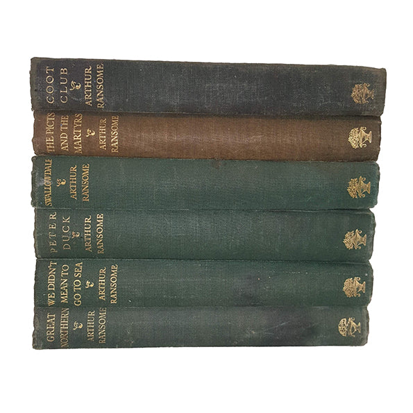 Arthur Ransome's Swallows and Amazons Series - (10 Books) Jonathan Cape, 1945-50 (6 Books)