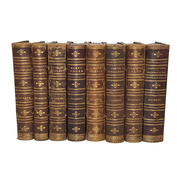 Charles Dickens Collected Works - Chapman and Hall, 1877 (8 Books)